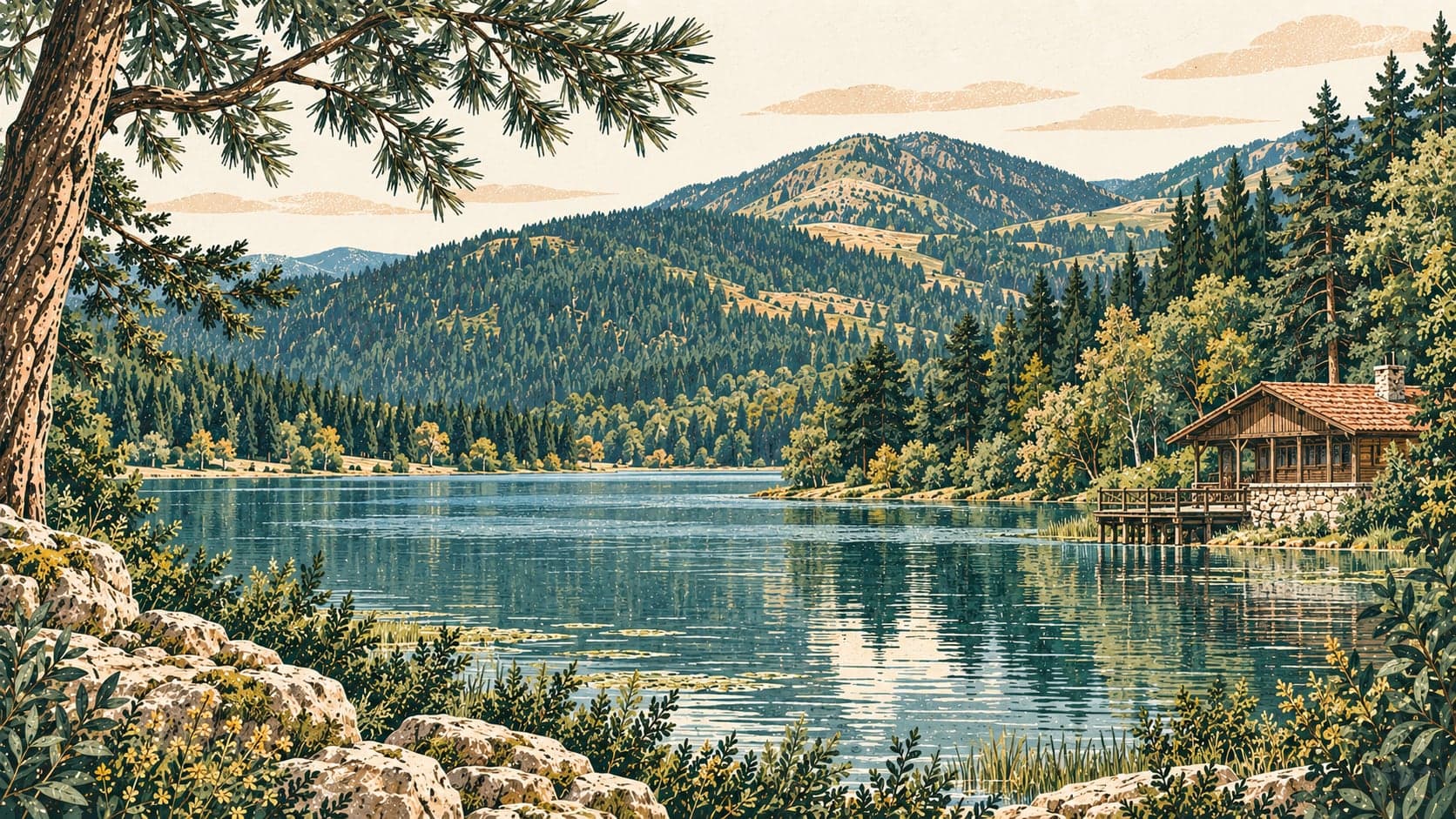 Illustration of Abant Gölü Milli Parkı, Bolu