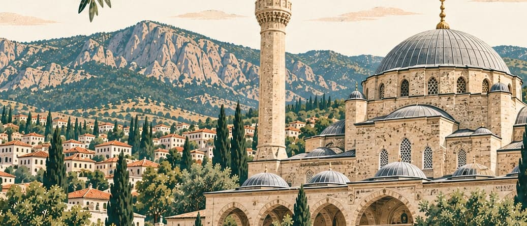 Illustration of Abdulhamithan Mosque, Kahramanmaraş