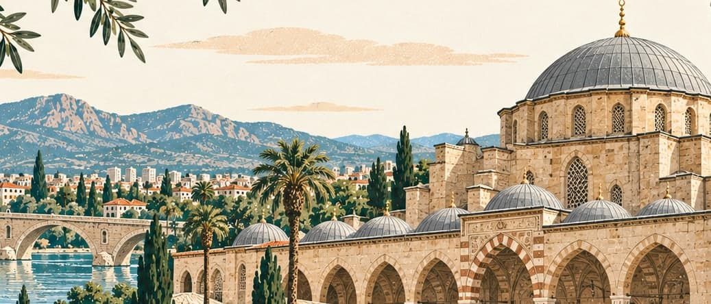 Illustration of Adana Great Mosque, Adana