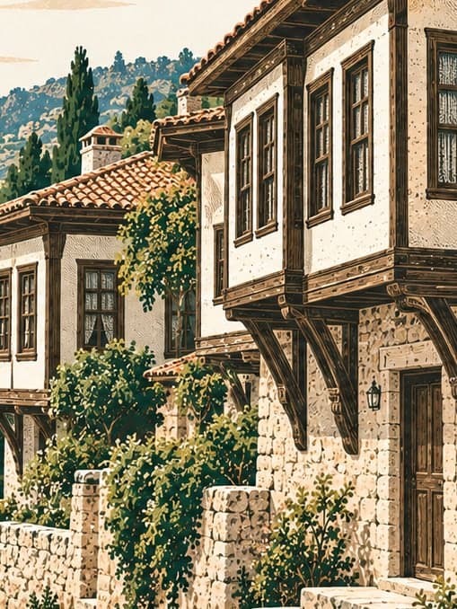 Illustration of Akçakoca Tarihi Evleri, Düzce