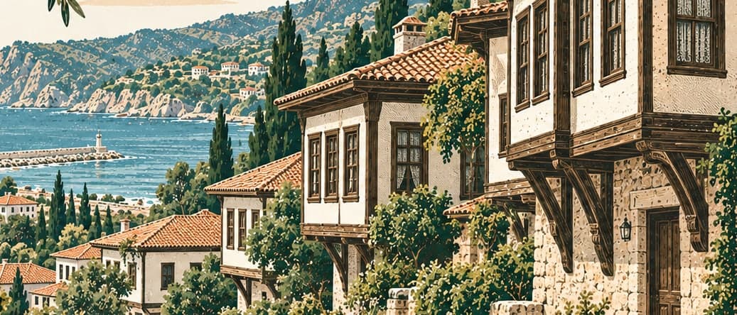 Illustration of Akçakoca Tarihi Evleri, Düzce
