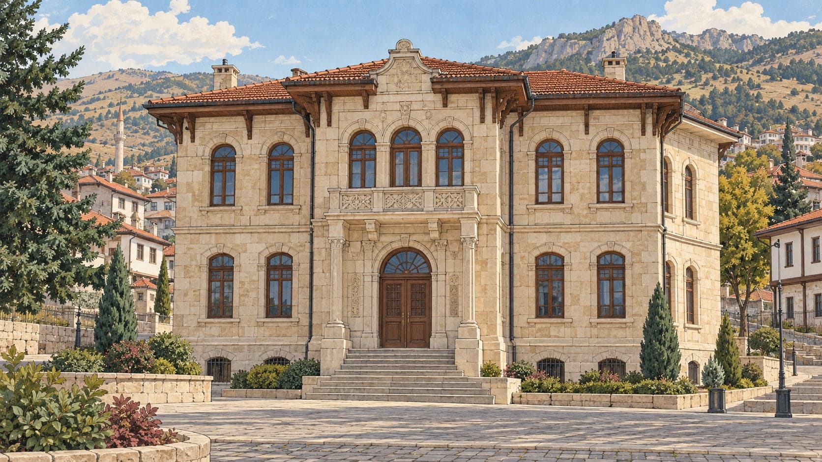Illustration of Akdağmadeni Ziraat Bankası, Yozgat