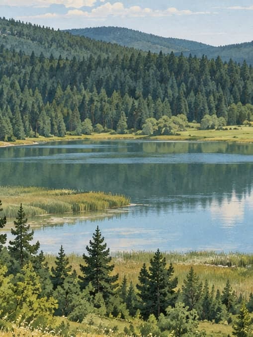 Illustration of Akgöl Nature Park, Sinop