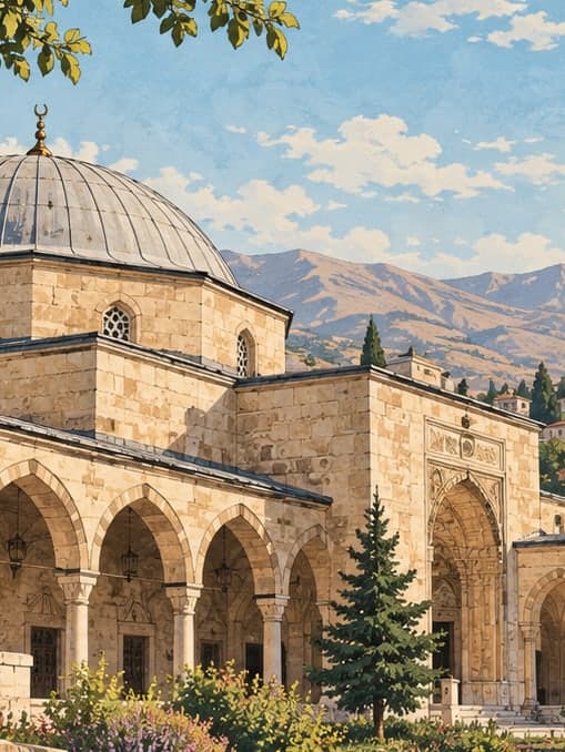 Illustration of Alaeddin Mosque, Niğde
