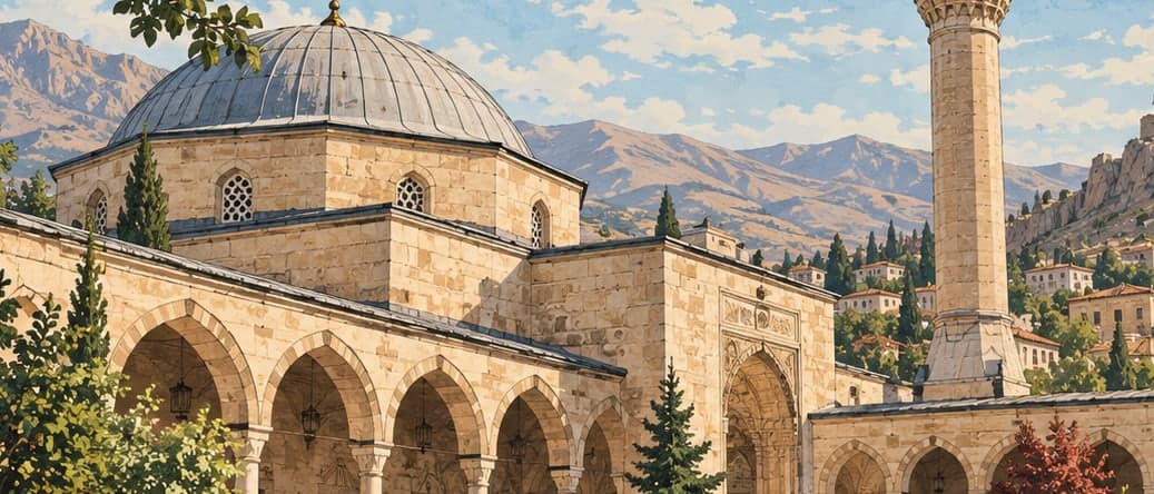 Illustration of Alaeddin Mosque, Niğde