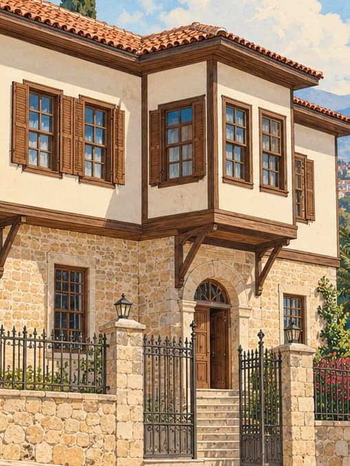 Illustration of Alanya Atatürk House Museum, Antalya