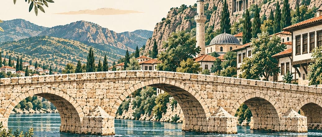 Illustration of Alçak Köprü, Amasya