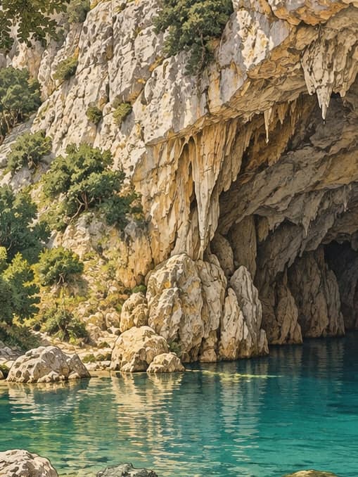 Illustration of Altınbeşik Cave National Park, Antalya