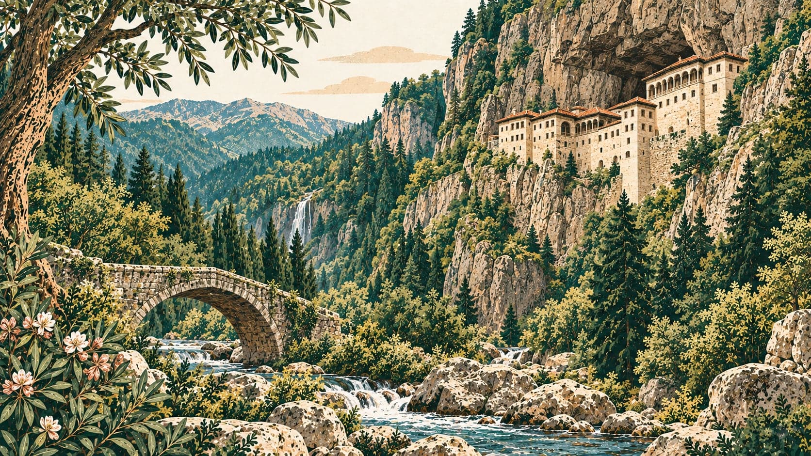 Illustration of Altındere Vadisi Milli Parkı, Trabzon