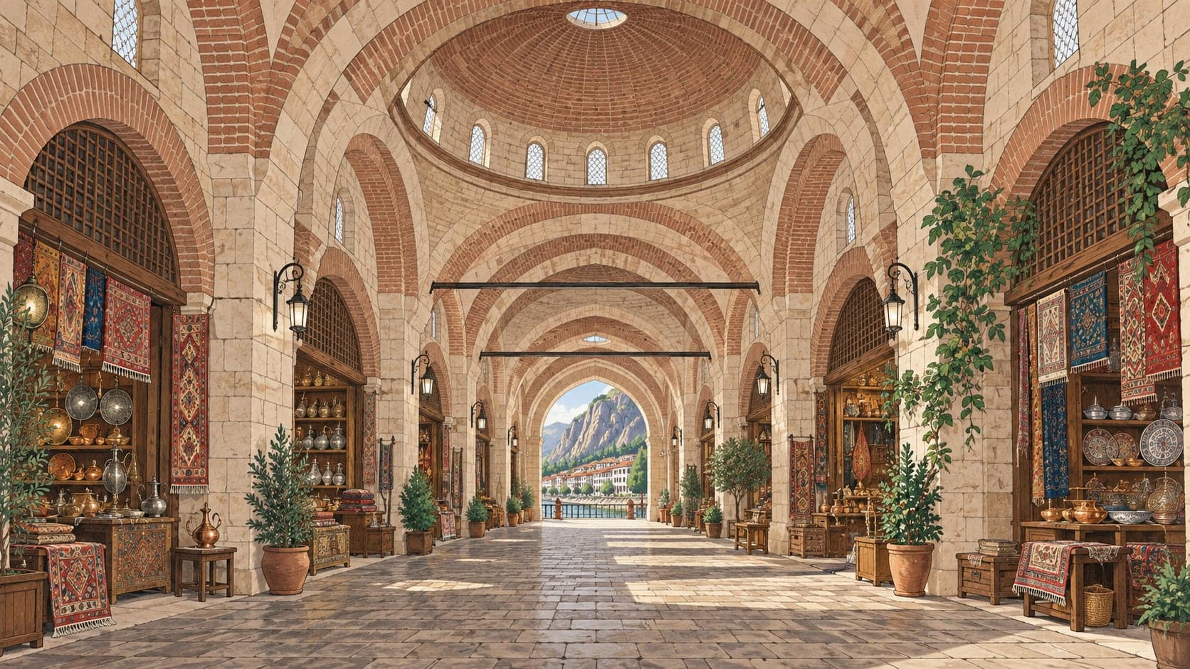 Illustration of Amasya Bedesten, Amasya