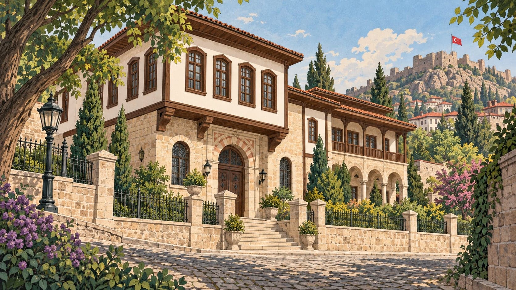 Illustration of Ankara Kulübü Association Ankara City Museum, Ankara