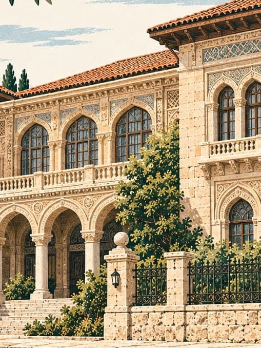 Illustration of Ankara Palas, Ankara