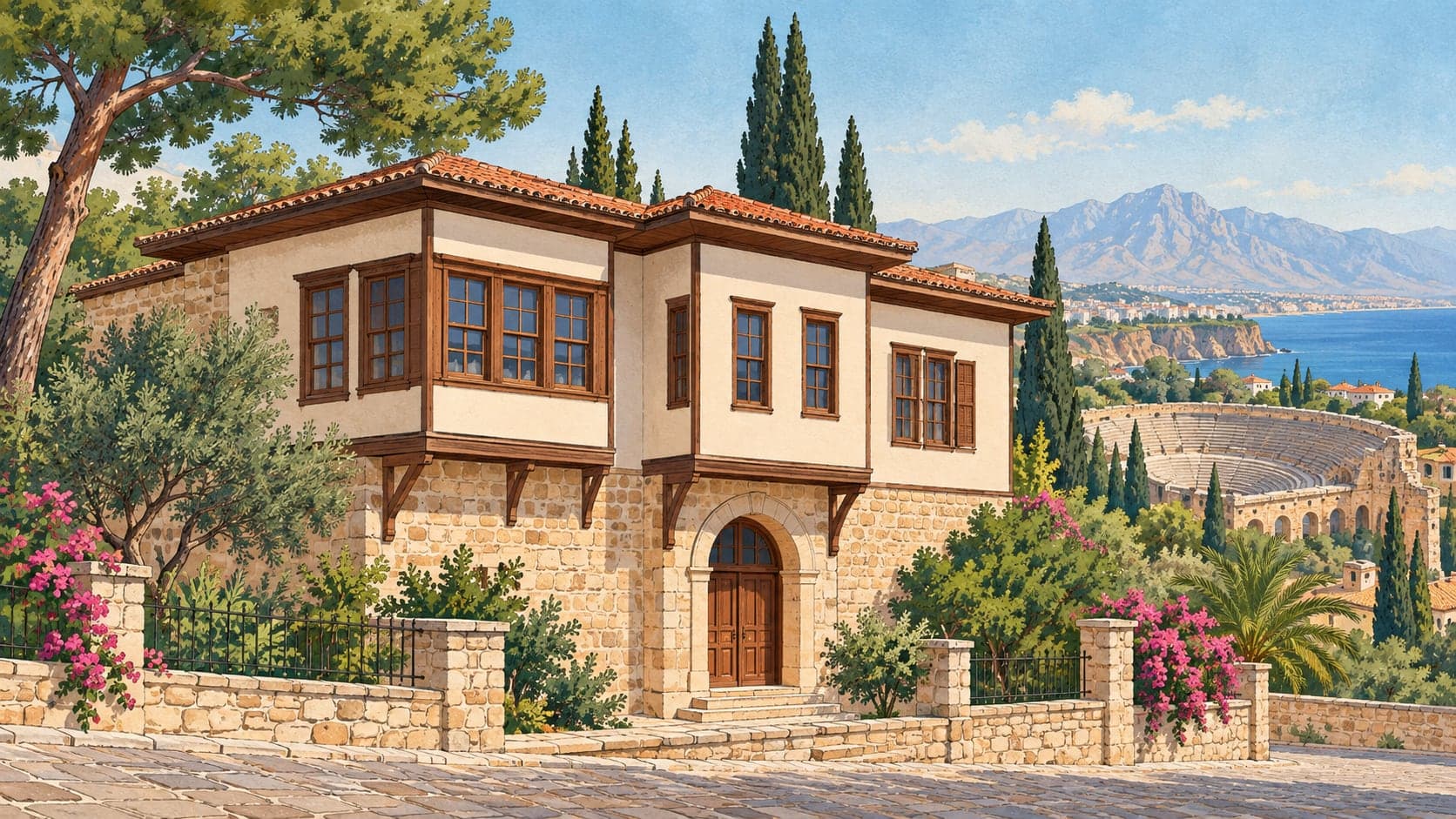Antalya Toy Museum çizimi, Antalya