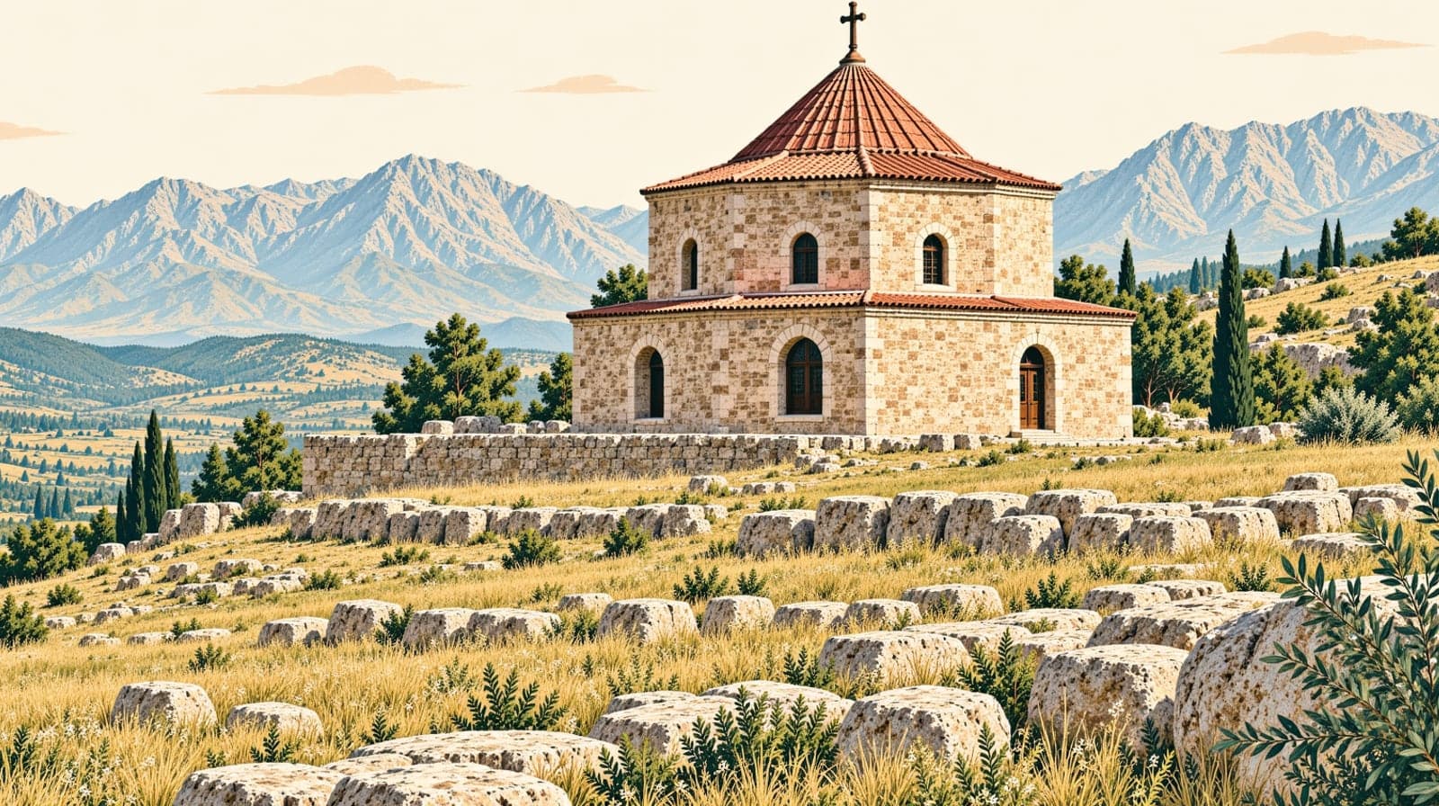 Arak Church çizimi, Muş