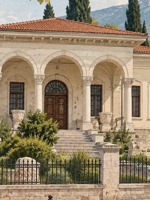 Illustration of Archaeological Museum, Bursa