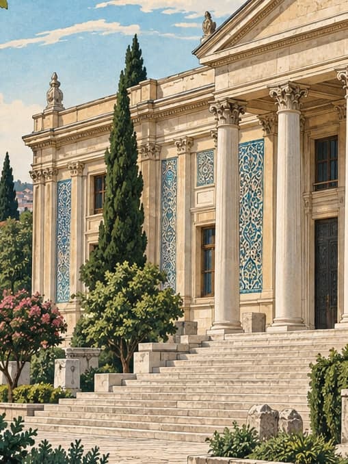 Illustration of Archaeological Museum, İstanbul