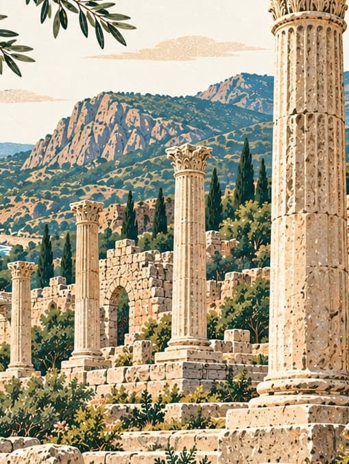 Illustration of Arsinoe, Mersin