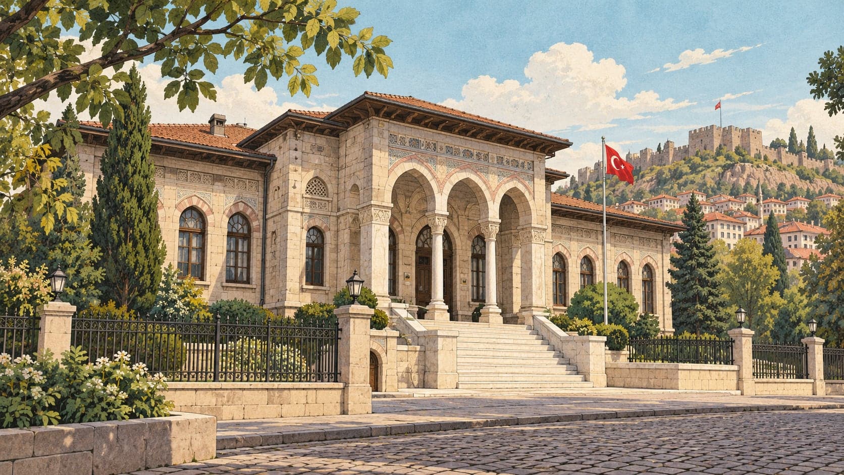 Illustration of Atatürk Ankara National Struggle Museum, Ankara