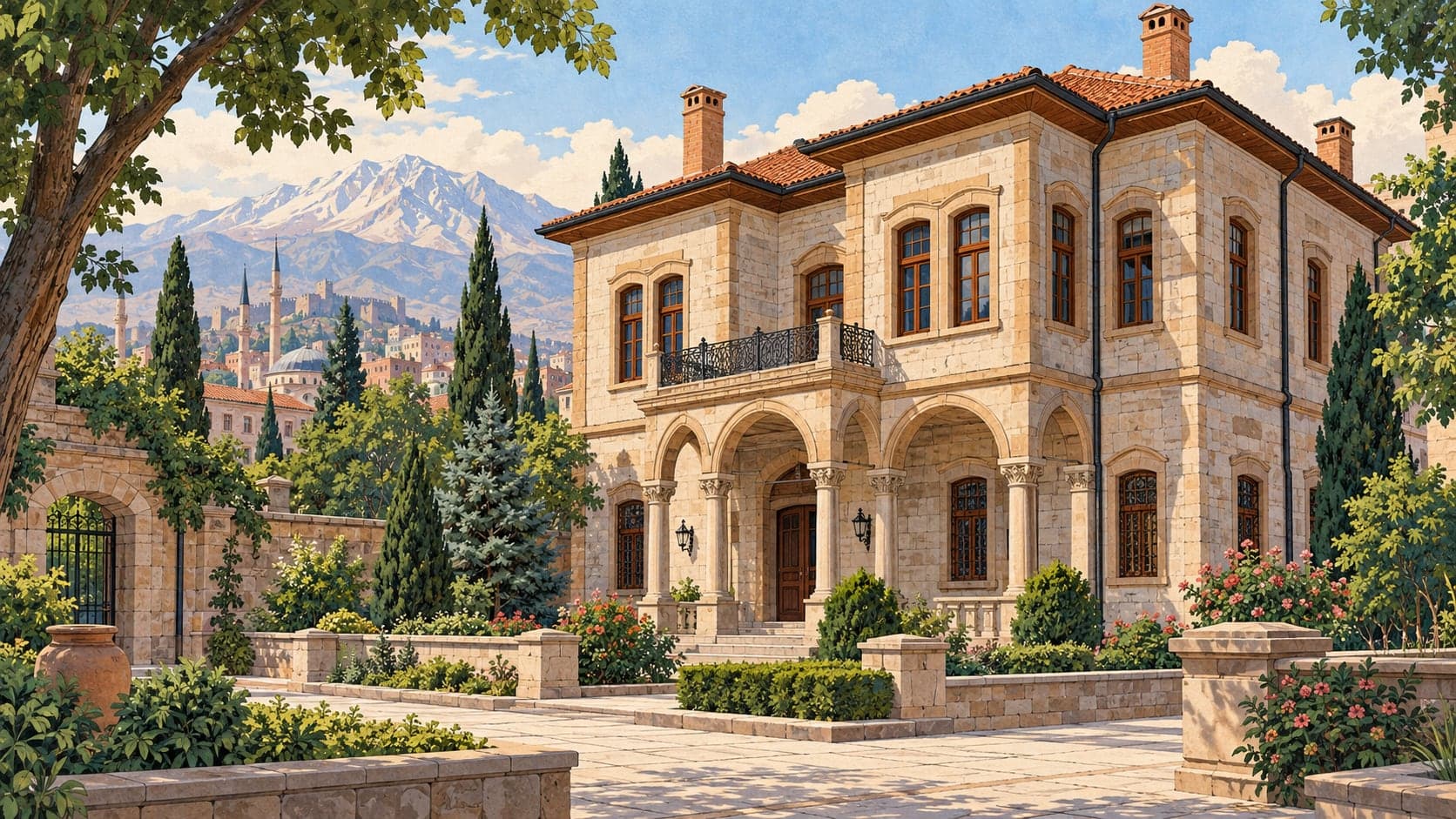 Atatürk House çizimi, Kayseri