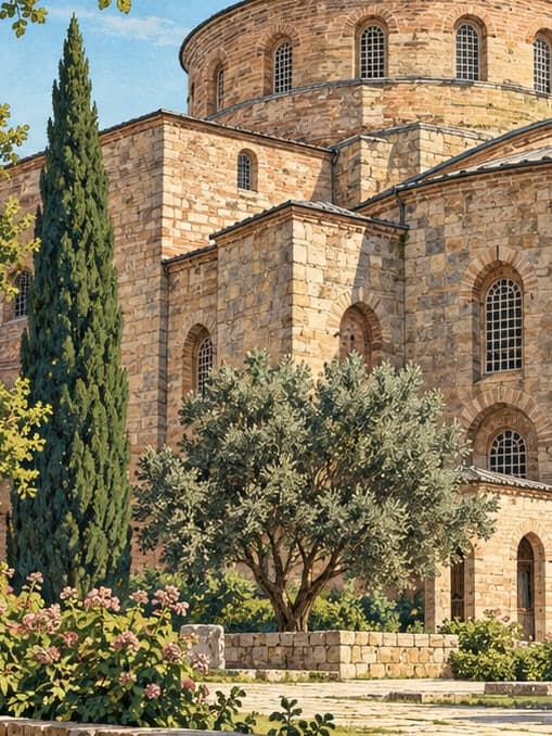 Illustration of Aya İrini Church Museum, İstanbul