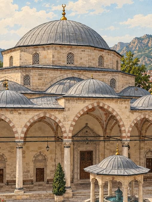 Illustration of Ayas Ağa Mosque, Amasya