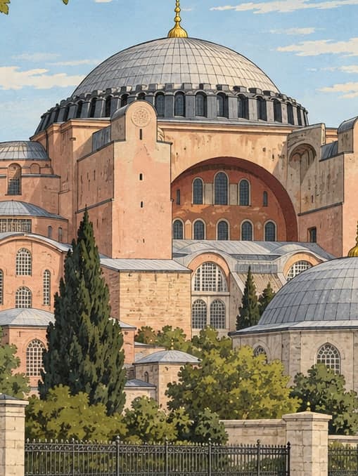 Illustration of Hagia Sophia History and Experience Museum, İstanbul