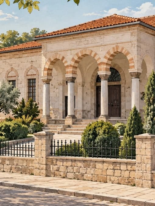 Illustration of Bafra Museum, Samsun