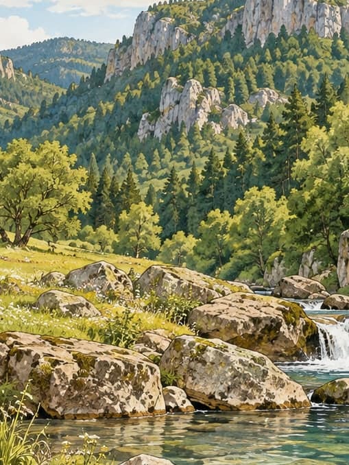 Illustration of Baklabostan Nature Park, Karabük