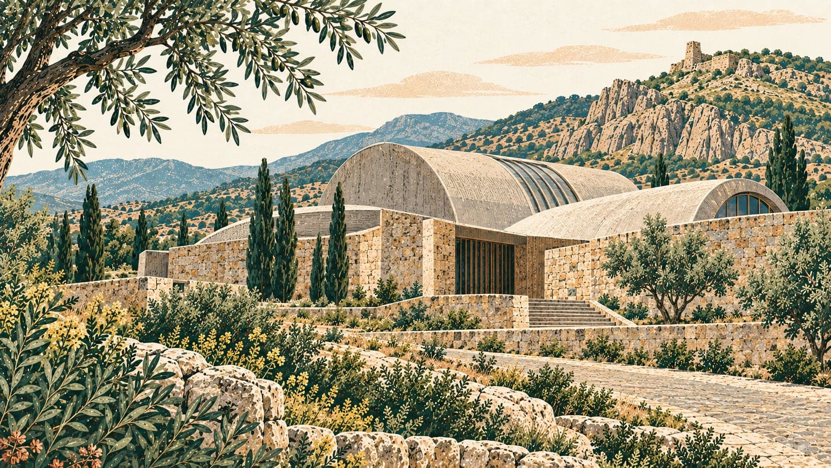 Illustration of Baksı Museum, Bayburt