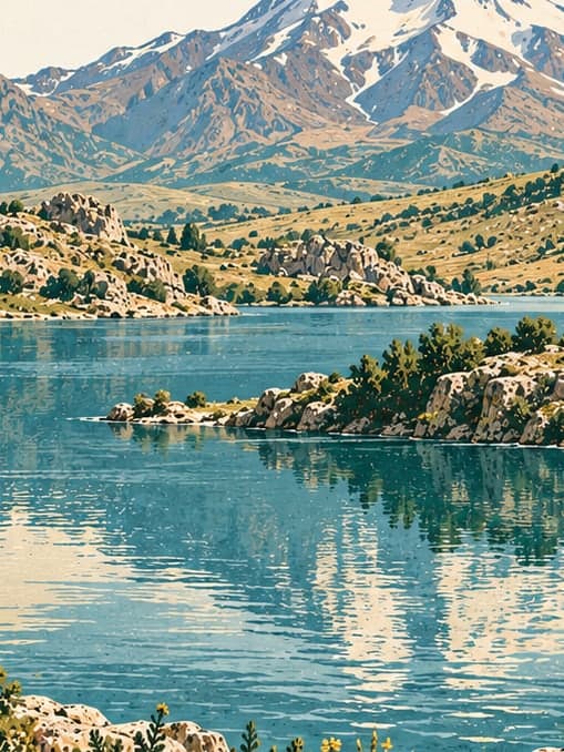Illustration of Balık Gölü, Ağrı