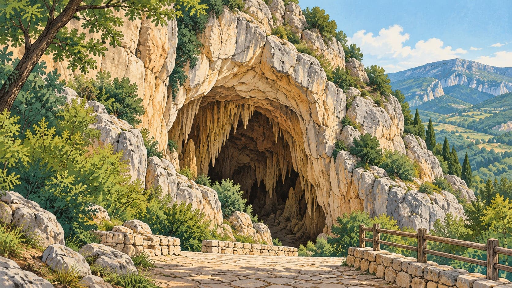 Ballıca Cave çizimi, Tokat