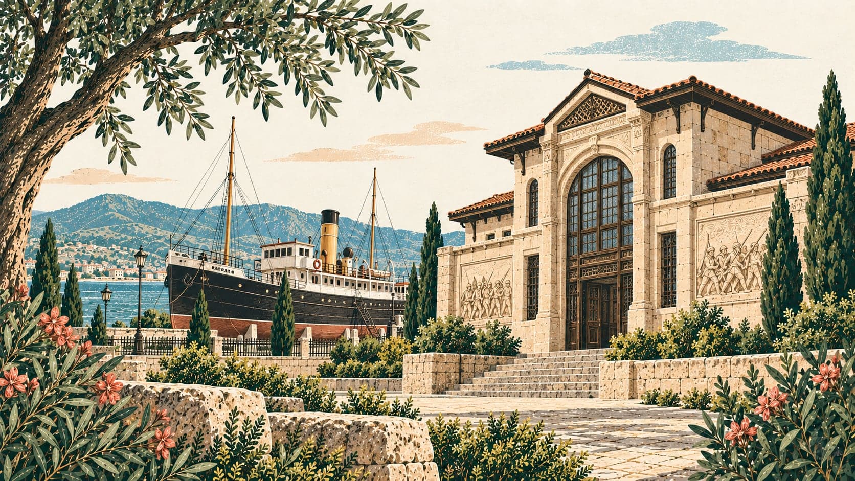 Illustration of Bandırma Vapuru ve Milli Mücadele Müzesi, Samsun