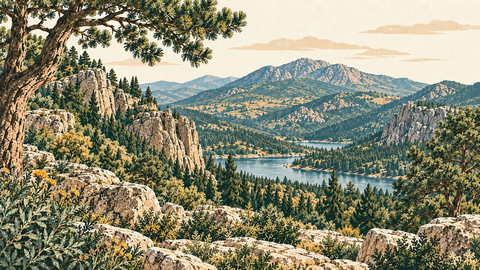 Illustration of Başkomutan Historical National Park, Afyonkarahisar