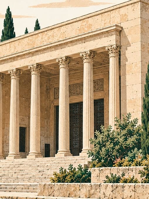 Illustration of Bergama Museum, İzmir