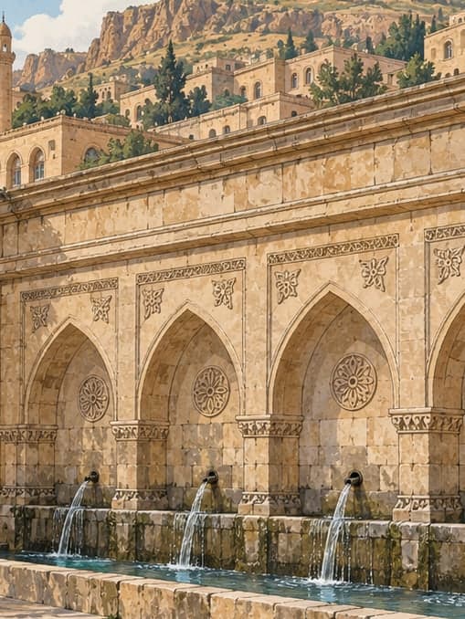 Illustration of Beyazsu, Mardin