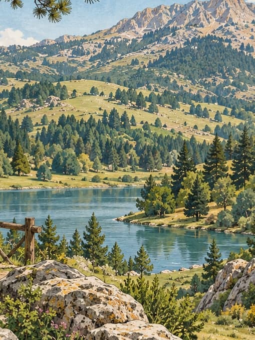 Illustration of Beydağı Nature Park, Malatya