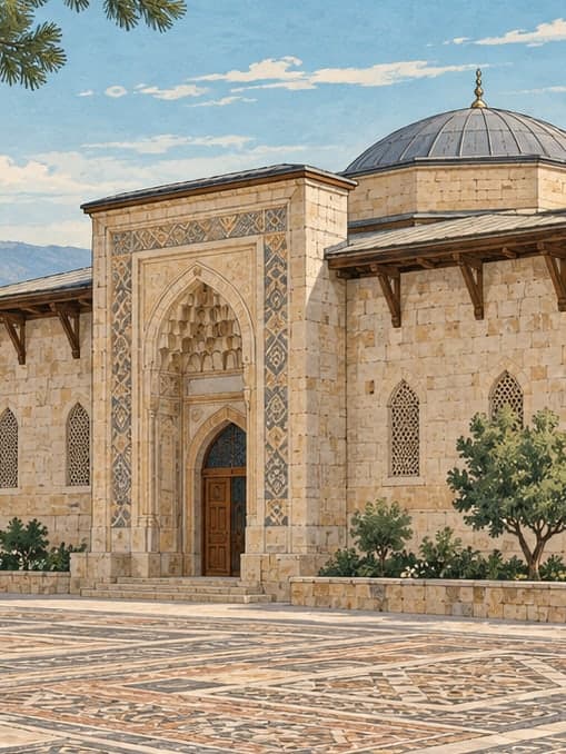 Illustration of Beyşehir Eşrefoğlu Mosque, Konya