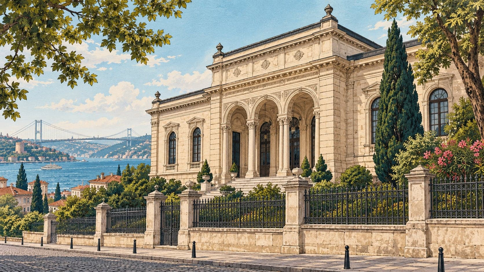 Illustration of BJK Museum, İstanbul