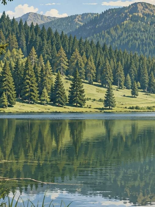 Illustration of Bolu Karagöl Nature Park, Bolu