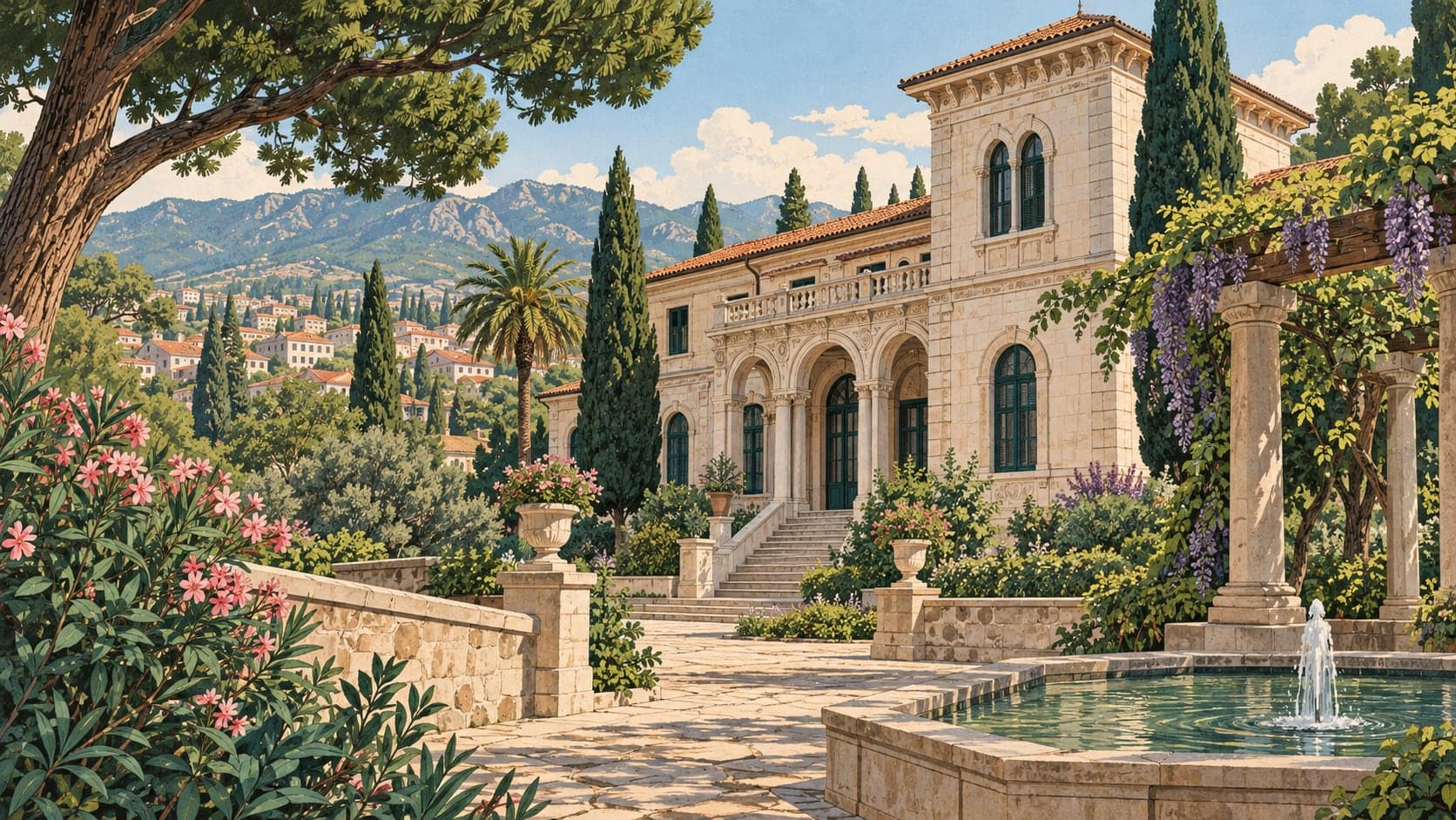 Illustration of Bornova, İzmir
