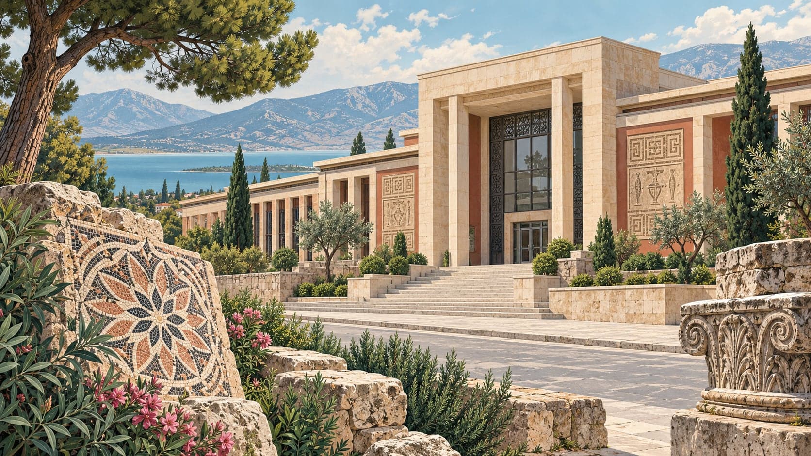 Illustration of Burdur Archaeological Museum, Burdur