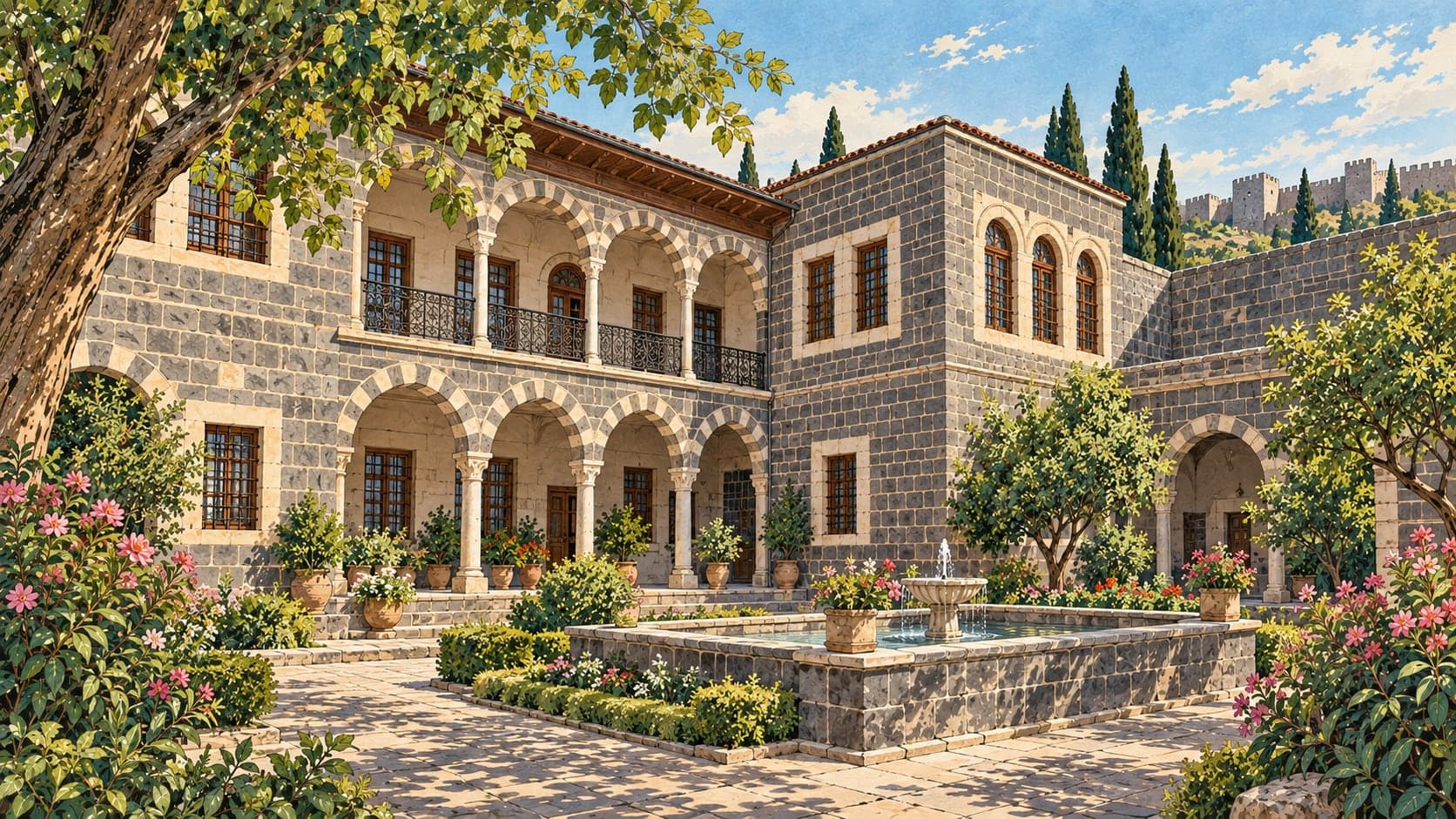 Cahit Sıtkı Tarancı House Ethnography Museum çizimi, Diyarbakır