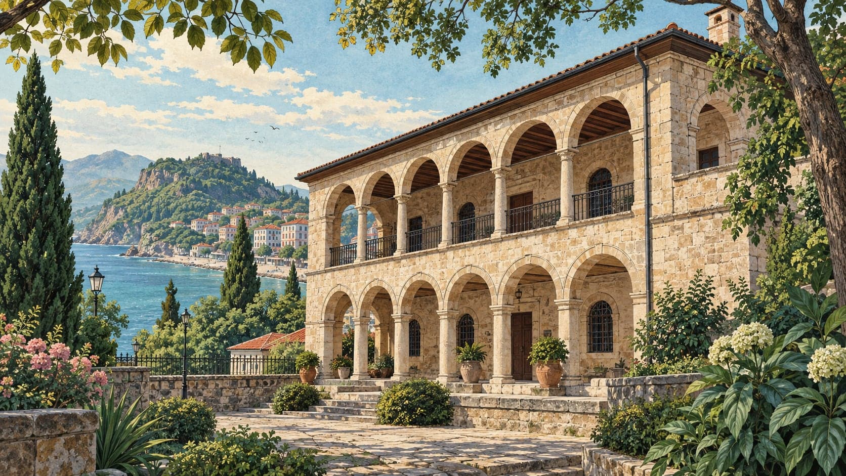 Illustration of Can Akengin Art Gallery, Giresun