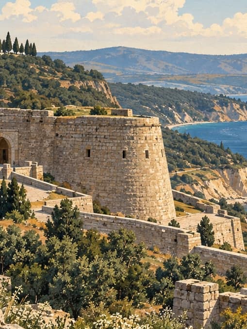 Illustration of Çanakkale Battles Gallipoli Historical Site, Çanakkale