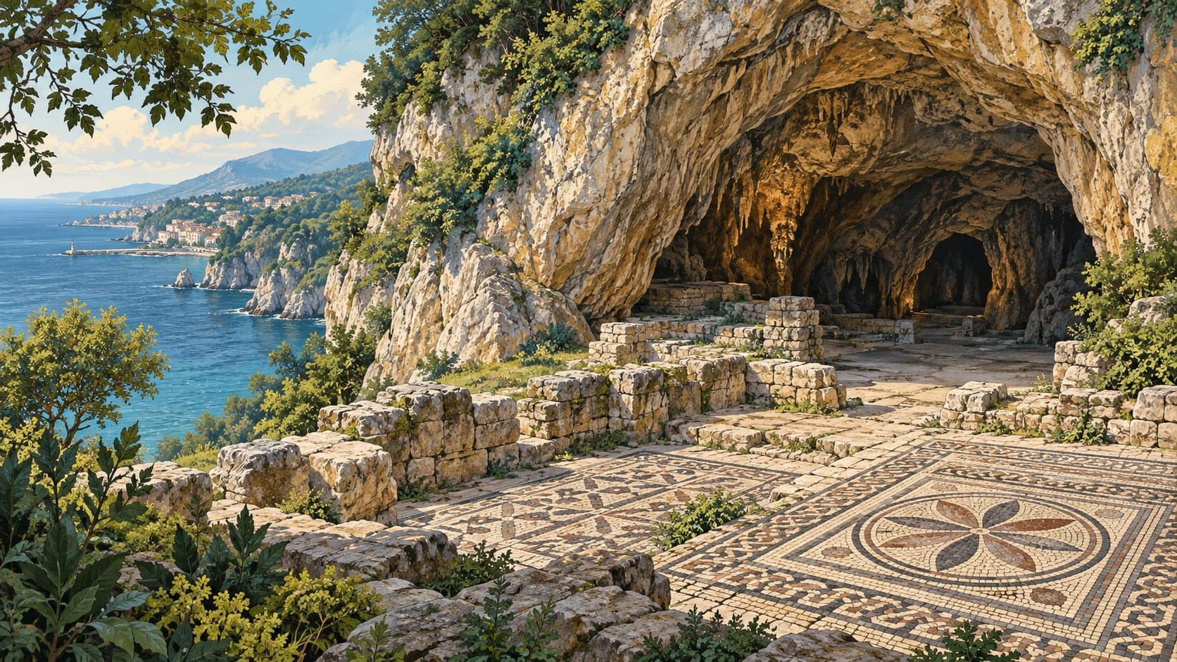 Illustration of Cehennemağzı Caves, Zonguldak