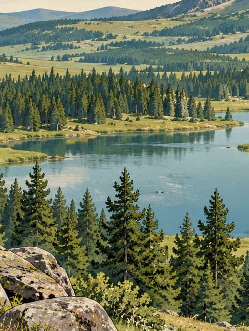 Illustration of Cemal Tural Nature Park, Ardahan