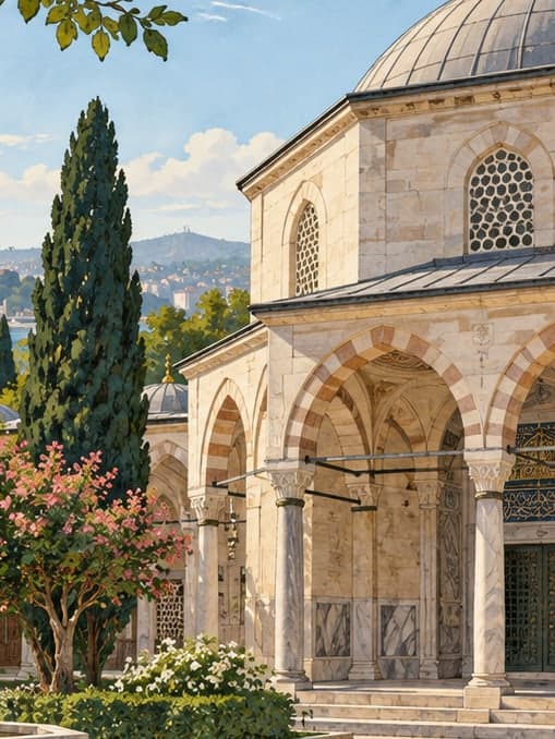 Illustration of Cerrah Mehmed Paşa Tomb, İstanbul