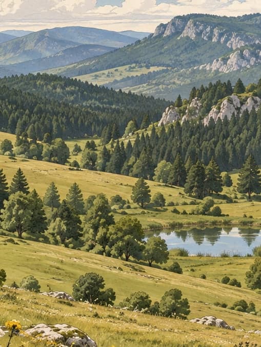 Illustration of Çiftmazı Nature Park, Osmaniye