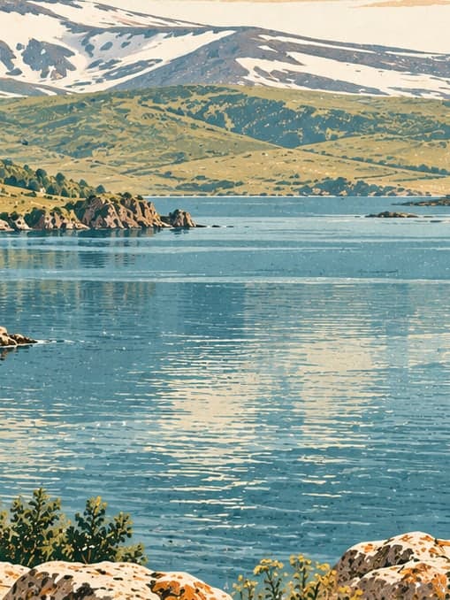 Illustration of Çıldır Gölü, Ardahan