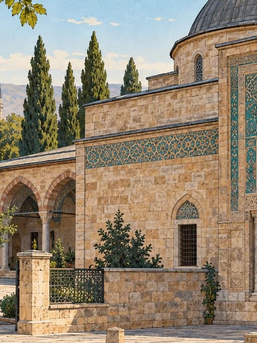 Illustration of Tile Works Museum (Karatay Museum), Konya